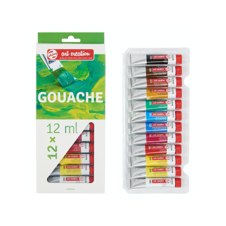 Набор гуаши "Art Creation" 12 туб по 12мл