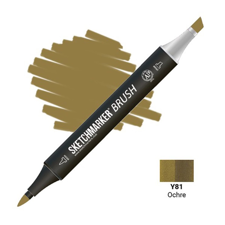 Маркер SketchMarker "Brush" Y81 Охра