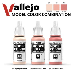 Краска для моделизма Vallejo "Model Color" №3 Combination (70.928, 70.835, 70.944)