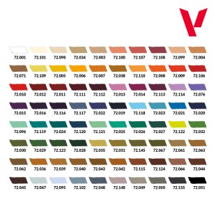 Набор 80 красок Vallejo Game Color "Foundation case" для моделизма