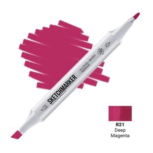 Маркер двусторонний Sketchmarker "Classic" R21 Глубокий Пурпурный