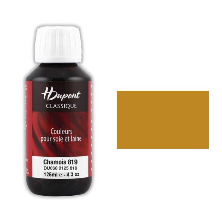 Краситель по шелку HDupont "Classique" 125 мл, №819 Светло-желтый