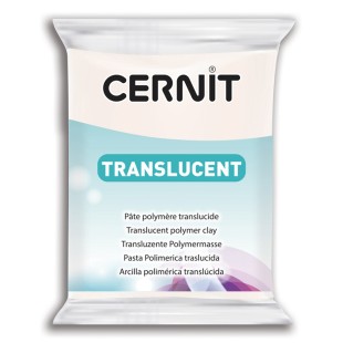 Полимерный моделин Cernit "Translucent" #005 белый, 56гр.
