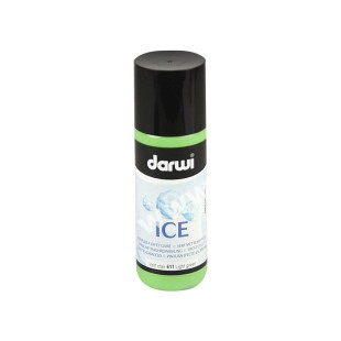 Краска декоративная акриловая Darwi "ICE" светло-зеленый иней /80 мл