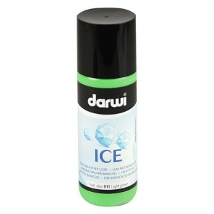 Краска акриловая Darwi "ICE" эффект инея (зеленая), 80 мл
