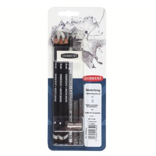 Набор графитных карандашей Derwent "Sketching" 8 предметов в блистере (0700663)