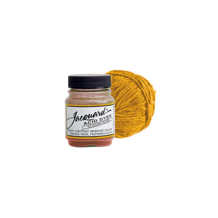 Краситель порошковый Jacquard "Acid Dye" #603 золотисто-желтый