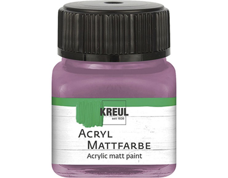 Акрил матовый Kreul "Acryl Mattfarbe" 75214 Ruby (рубиновая), 20 мл