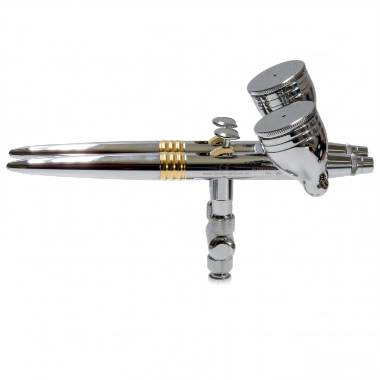 Аэрограф двойной Harder & Steenbeck "Evolution CRPLUS twin" 0,4 и 0,6мм (126304)