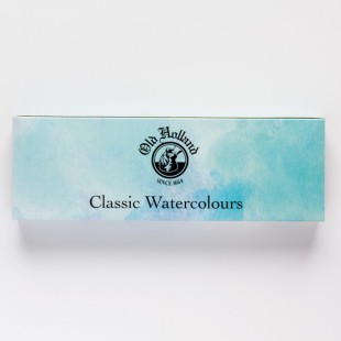 Набор акварельных красок "Old Holland" 24 кюветы в металлическом пенале