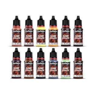 Набор красок для моделизма Vallejo "Game Color" №5 Combination, 12 цветов