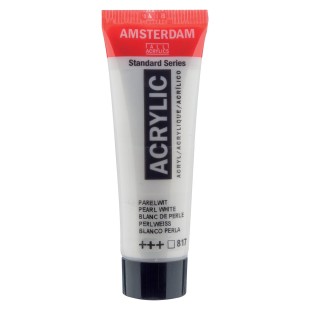 Краска акриловая "Amsterdam" №817 Белый жемчужный /20мл