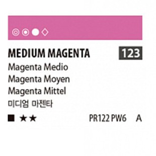 Краска акриловая Shinhan "Essence" №123 Маджента средний, туба 50мл