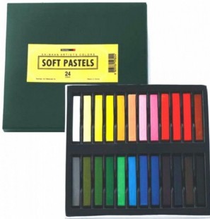 Набор сухой пастели Shinhan "Soft Pastel" 24 цвета в картонной упаковке