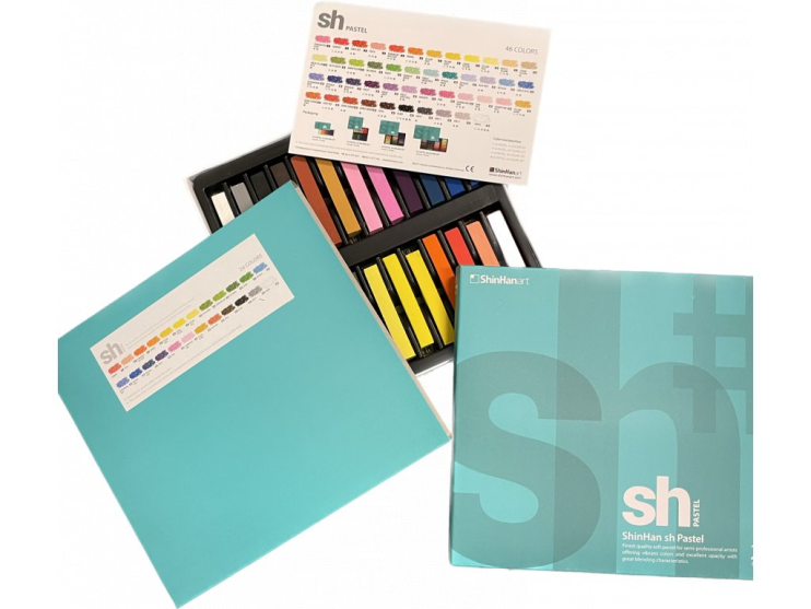 Набор сухой пастели Shinhan "Soft Pastel" 24 цвета в картонной упаковке