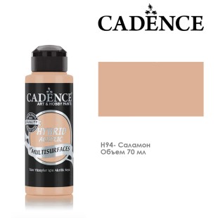 Краска акриловая Cadence "Hybrid" 70мл №H94 саламон