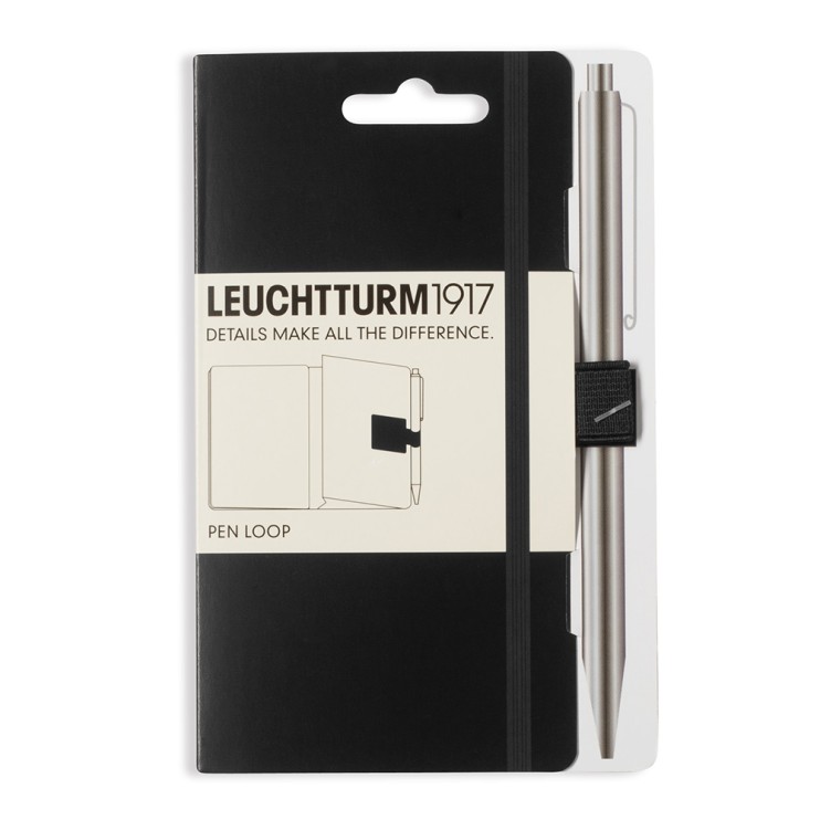 Петля самоклеящаяся на блокнот Leuchtturm1917 "Pen Loop" Черный, 15мм (304637)