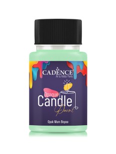 Краска по свечам Cadence "Opaque Candle Paint" 25 пастельный зеленый, 50мл