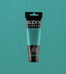 Акрил Blockx Artist №620 Emerald green/ Зеленый изумрудный, 120мл