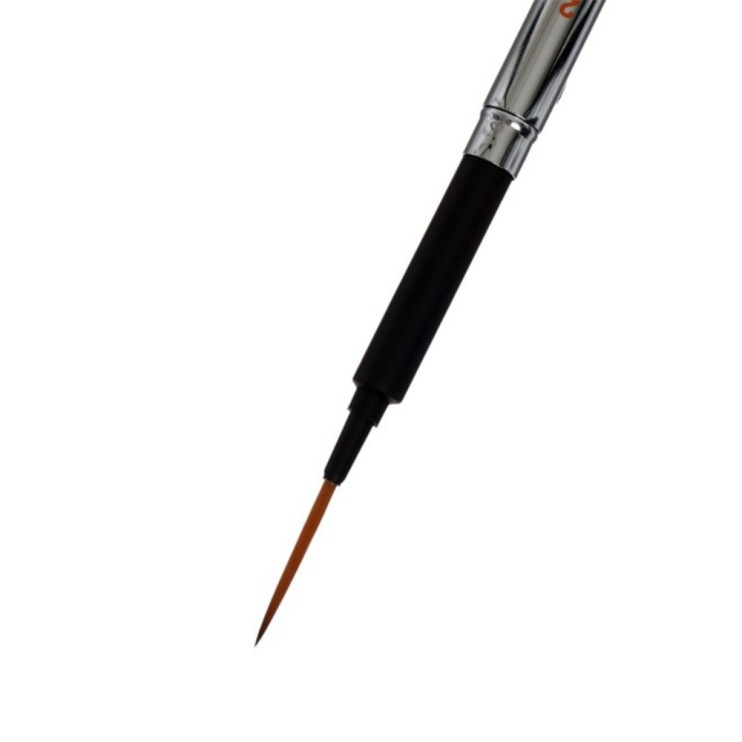 Кисть имитация колонка лайнер "Soft touch" №2 короткая ручка