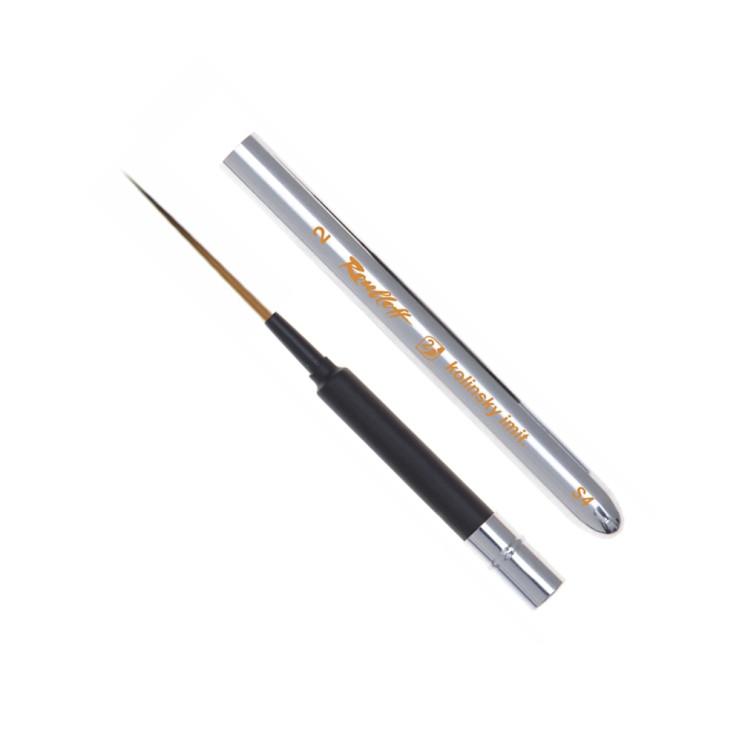 Кисть имитация колонка лайнер "Soft touch" №2 короткая ручка