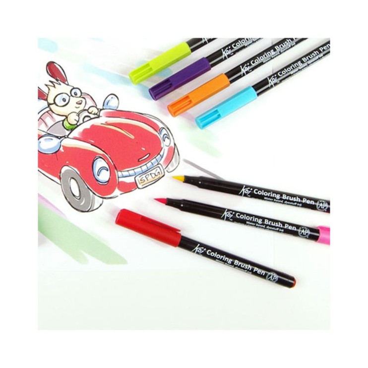 Набор акварельных маркеров Sakura "Koi Portrait" 6 цветов (Портрет)