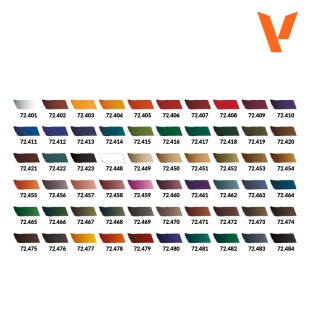 Набор 60 красок Vallejo XPress Color "Artist's Selection case" в кейсе