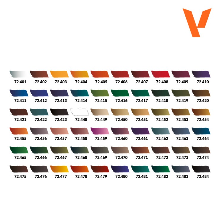 Набор 60 красок Vallejo XPress Color "Artist's Selection case" в кейсе