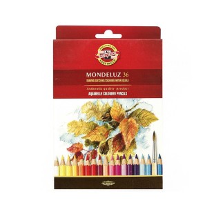 Набор акварельных карандашей Koh-i-noor "MONDELUZ" 36 цветов в картонной упаковке