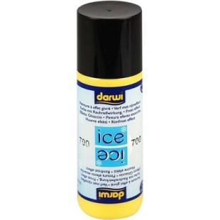Краска акриловая Darwi "ICE" эффект инея (желтый), 80 мл