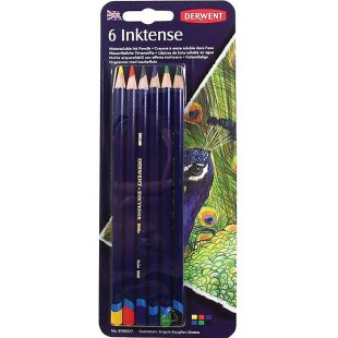 Набор акварельных карандашей Derwent "Inktense" 6 цветов в блистере