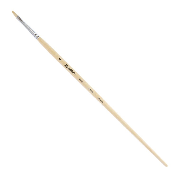 Щетина овальная "1632" №4 длинная ручка