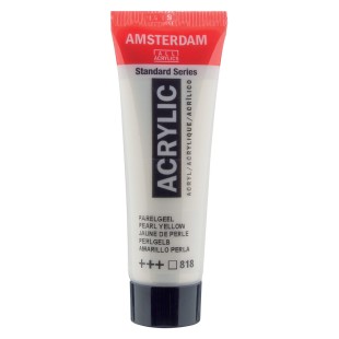 Краска акриловая "Amsterdam" №818 Желтый жемчужный /20мл