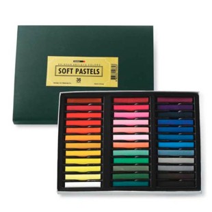 Набор сухой пастели Shinhan "Soft Pastel" 36 цветов в картонной упаковке