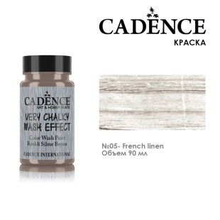 Меловая краска на водной основе Cadence "Wash Effect" №05 French Linen, 90мл (WSH05)