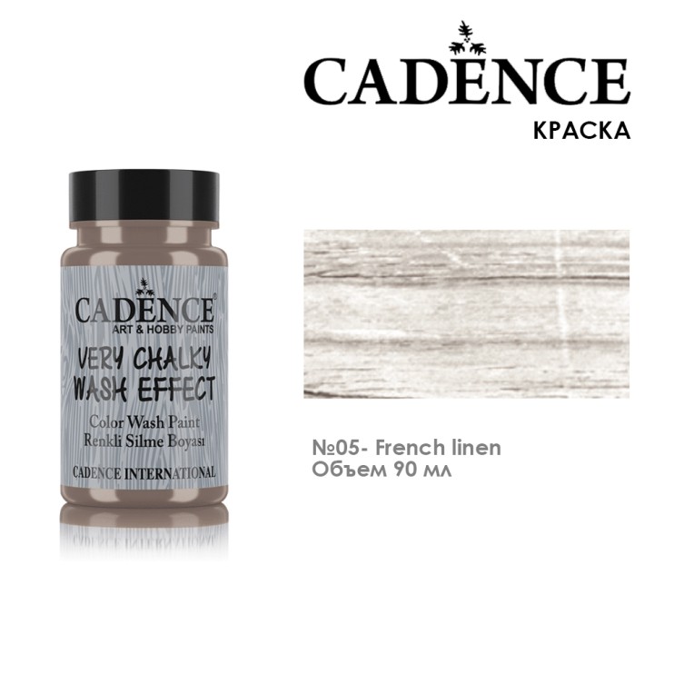 Меловая краска "Wash Effect" №05 French Linen, 90мл (WSH05)