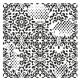 Трафарет 45х45см, GCS006 кружево