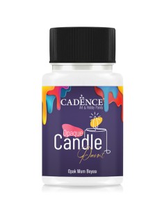 Краска по свечам Cadence "Opaque Candle Paint" 01 белый, 50мл