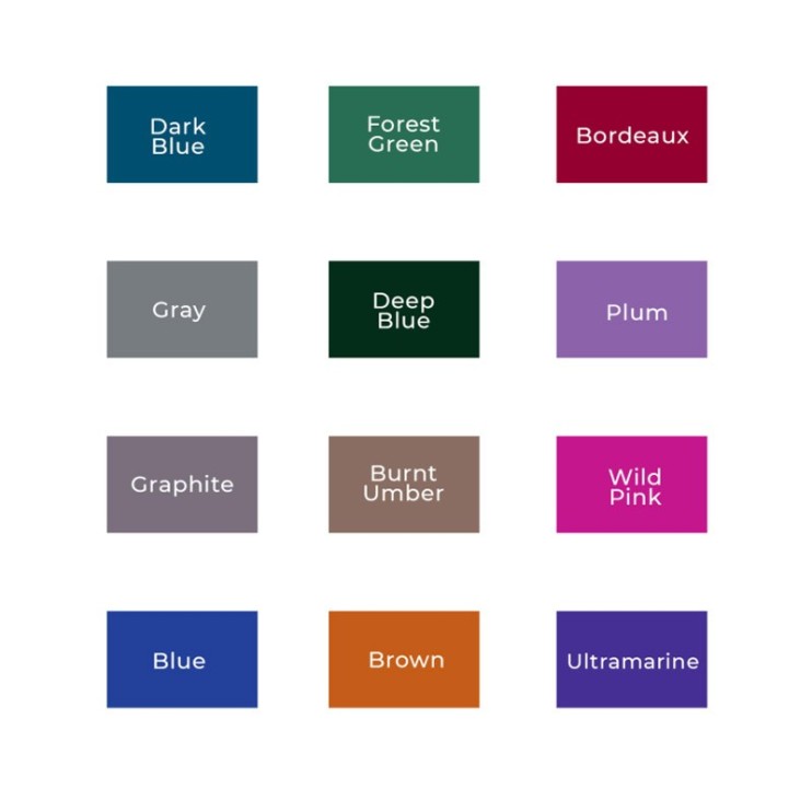 Набор капиллярных ручек Sketchmarker "Artist fine pen" 12 цветов, Dark colors