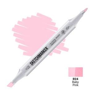 Маркер двусторонний Sketchmarker "Classic" R24 Детский розовый