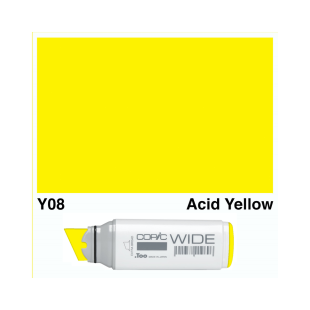 Маркер широкий Copic "Wide" Y08 Acid Yellow