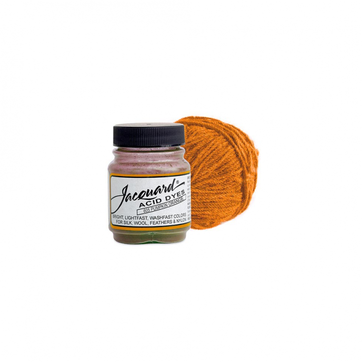 Краситель порошковый Jacquard "Acid Dye" #605 оранжевый
