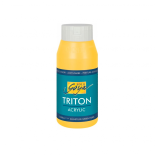 Краска акриловая Solo Goya "Triton" №35 Кадмий жёлтый, 750мл.