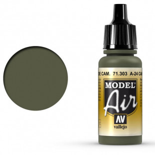 Краска для аэрографии "Model Air" цвет 71.303 (A-24M Camouflage Green)