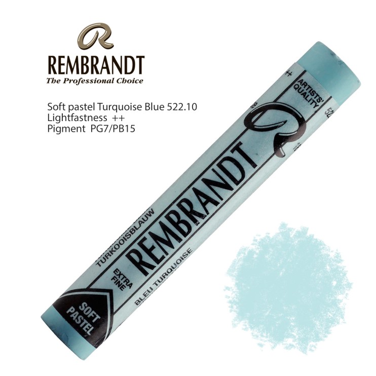 Пастель сухая Rembrandt №522.10 Синий бирюзовый