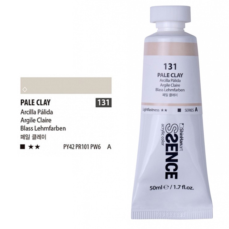 Краска акриловая Shinhan "Essence" №131 Терракотовый бледный, туба 50мл