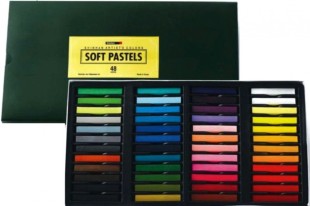Набор сухой пастели Shinhan "Soft Pastel" 48 цветов в картонной упаковке