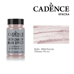 Меловая краска на водной основе Cadence "Wash Effect" №06 Wild Thyme, 90мл (WSH06)