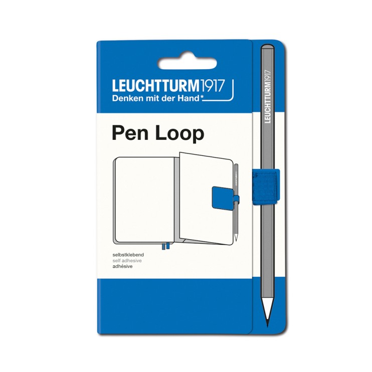 Петля самоклеящаяся на блокнот Leuchtturm1917 "Pen Loop" Небесная, 15мм (369822)
