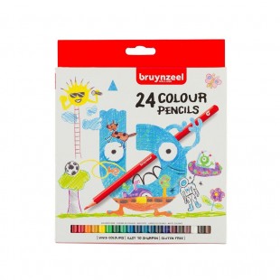 Набор цветных карандашей "Bruynzeel" 24 штуки в картонной упаковке